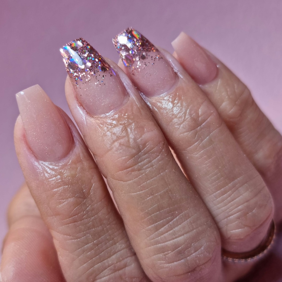 Beauty Label Acrylic Powders - Cover Sparkling Peach
