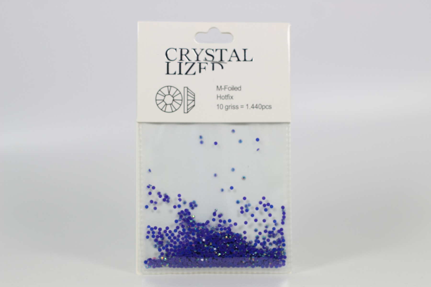 Crystal Lized violet blue size S 1440pcs