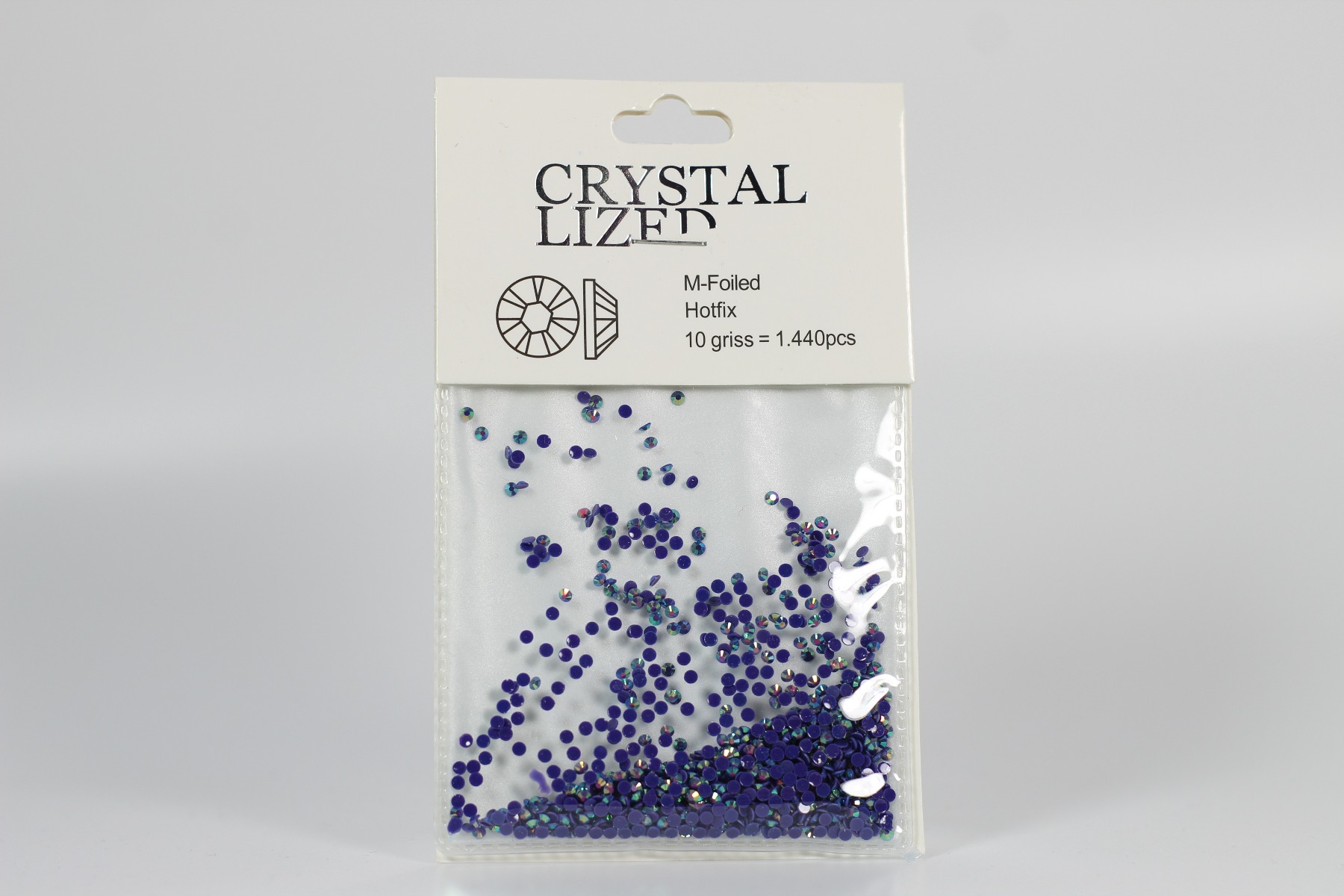 Crystal Lized violet blue size M 1440pcs