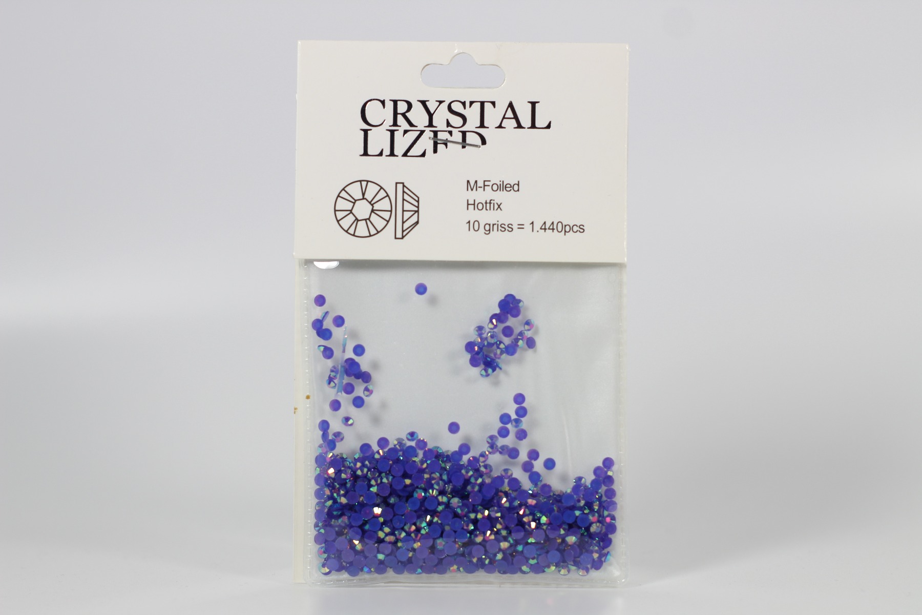 Crystal Lized violet blue size L 1440pcs
