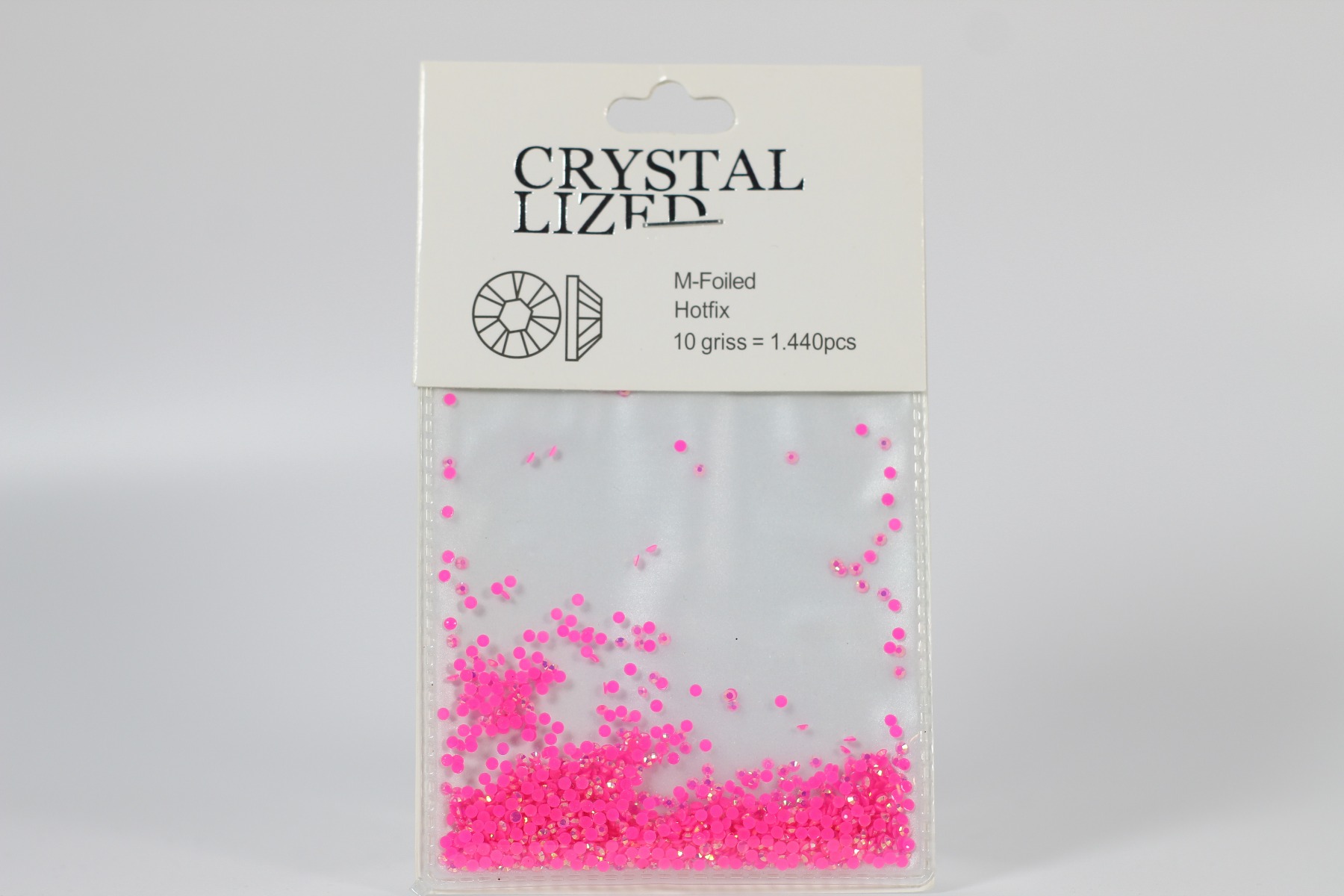 Crystal Lized Pink size S 1440pcs
