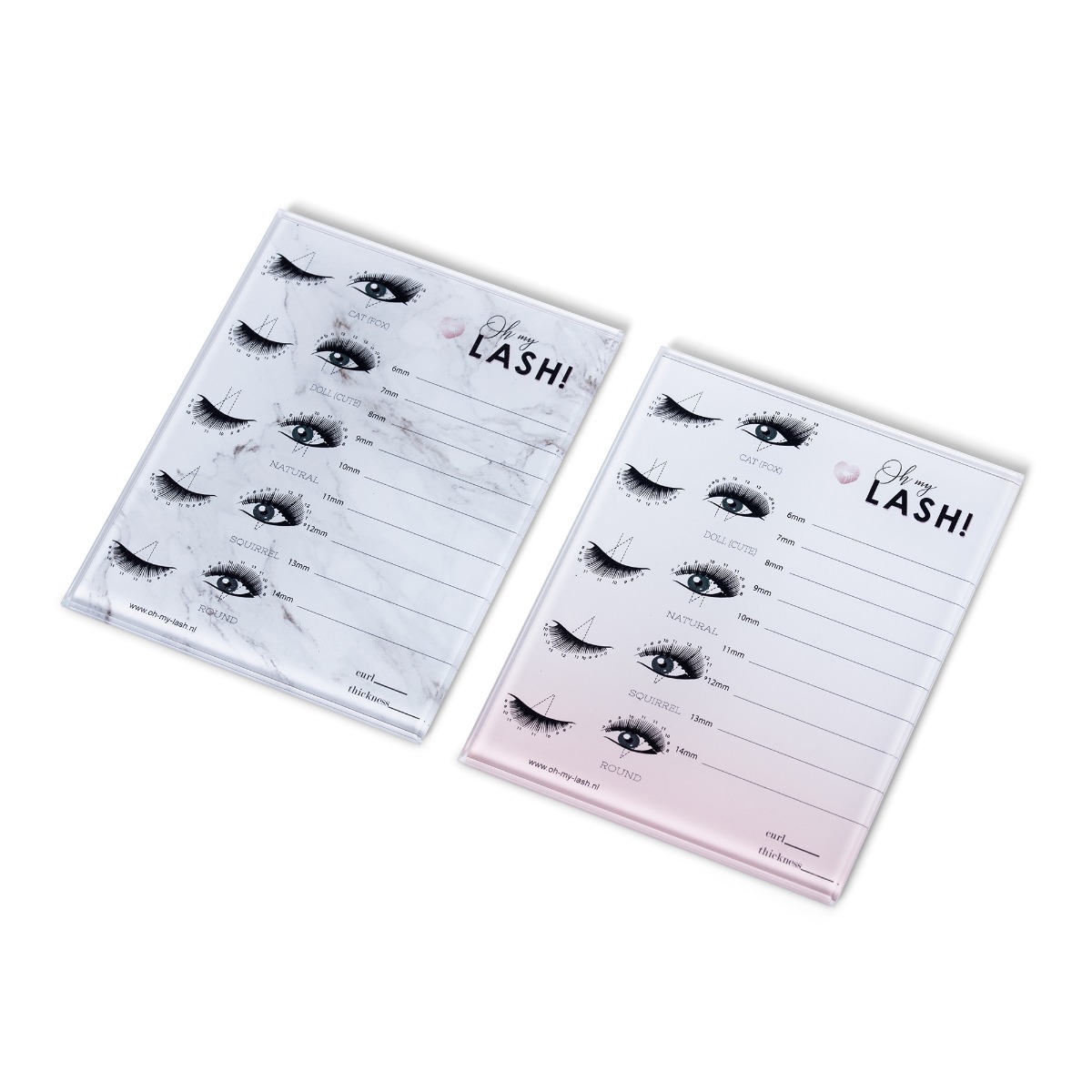 Oh My Lash Lash Holder with styling Guide