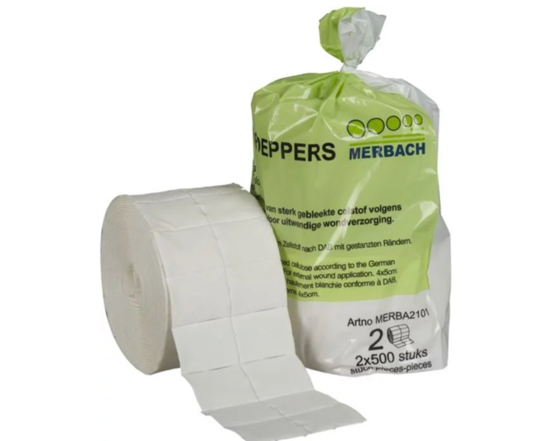 Sibel nail wipes 2 rollen a 500 stuks