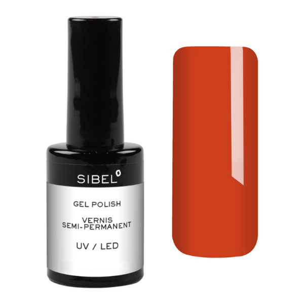 Sibel shades Gel Polish colour -  N°24 Orange Crush 14ml