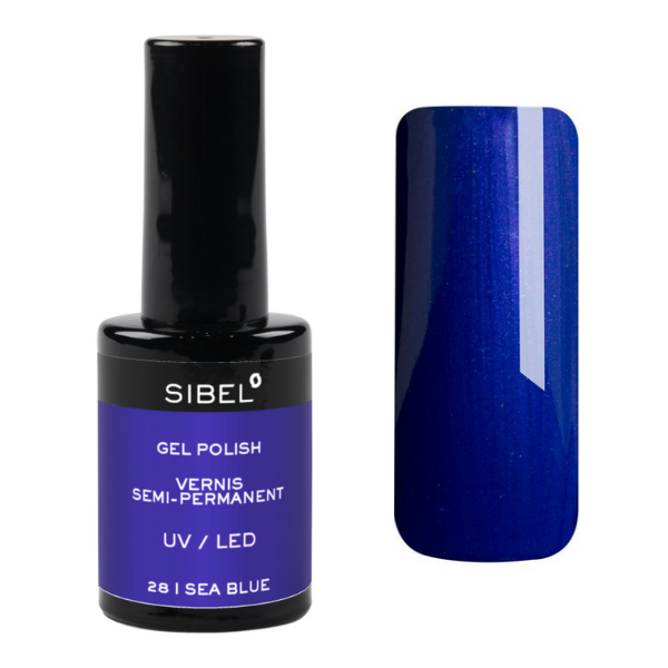 Sibel shades Gel Polish colour -  N°28 Sea Blue 14ml