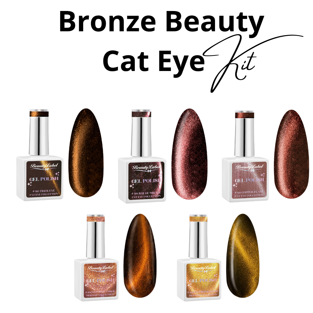 Bronze Beauty Cat Eye Kit 5 stuks