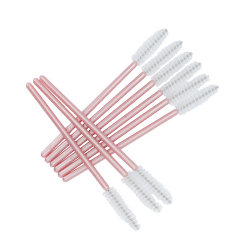 Oh My Lash -  Mascara borsteltjes Metallic Roze/White (25 stuks)