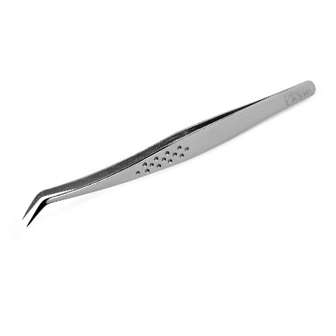 Control it All – Diamond Coated Tweezer 45° (Black Plasma & Stainless Steel)