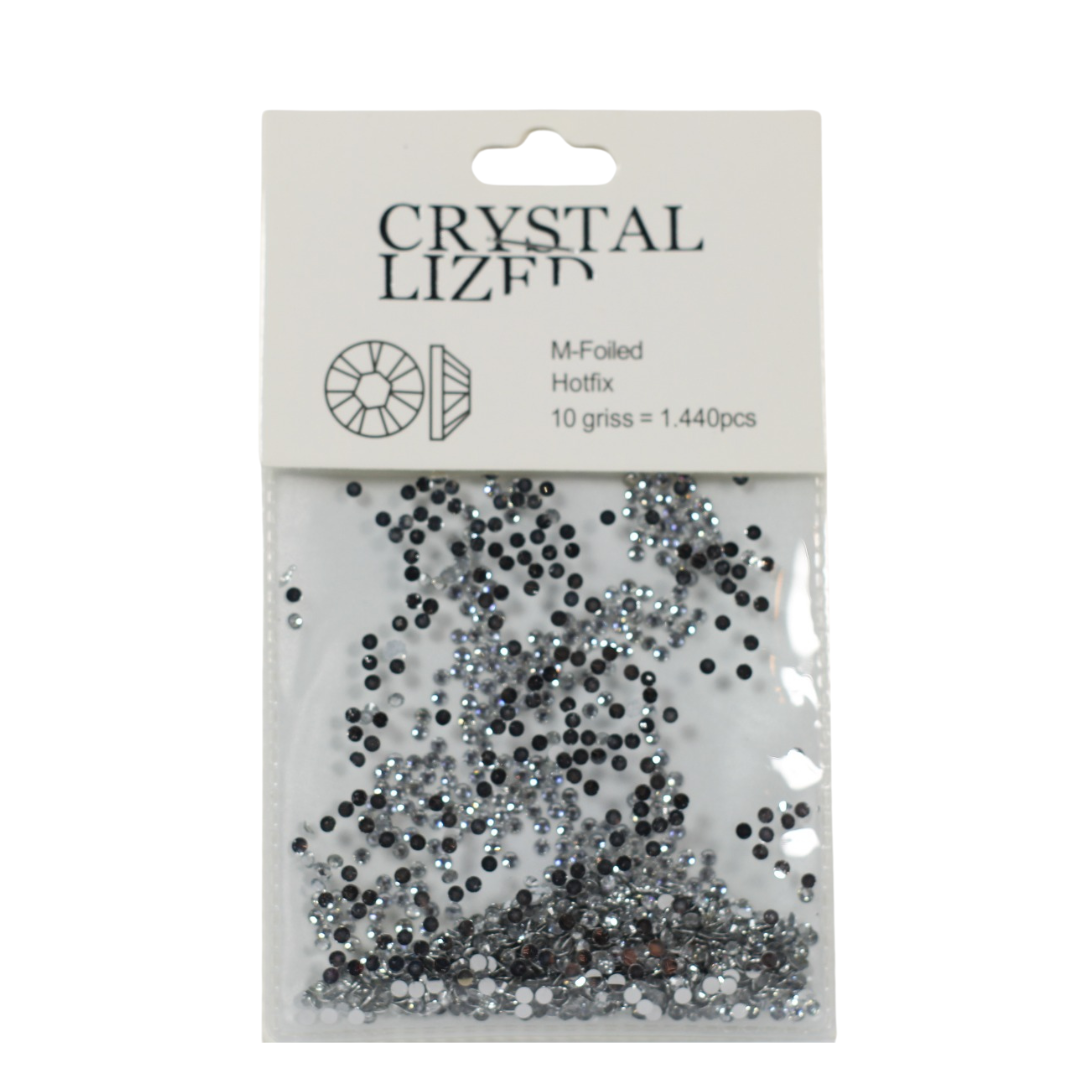 Crystal Lized Silver size M 1440pcs