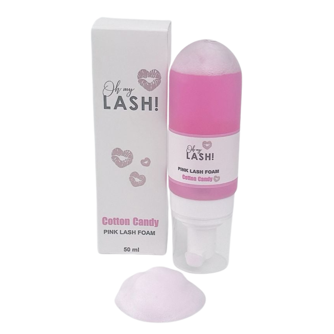 Oh My Lash  Pink Lash Foam – Cotton Candy