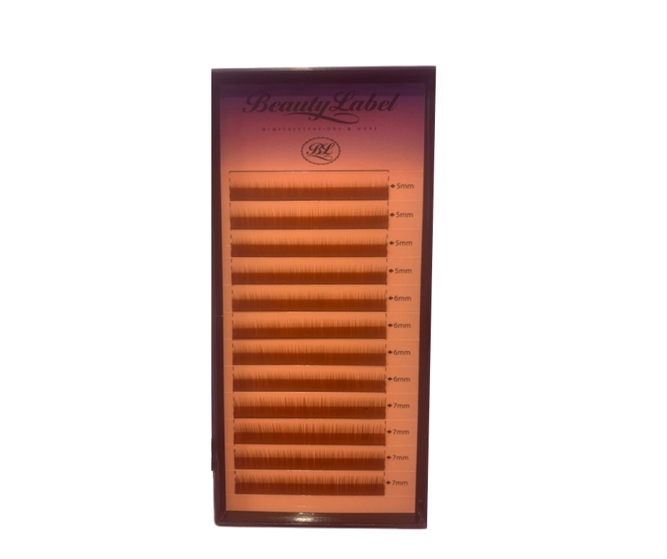 Beauty Label Wenkbrauwextensions lichtbruin 0.15 mix