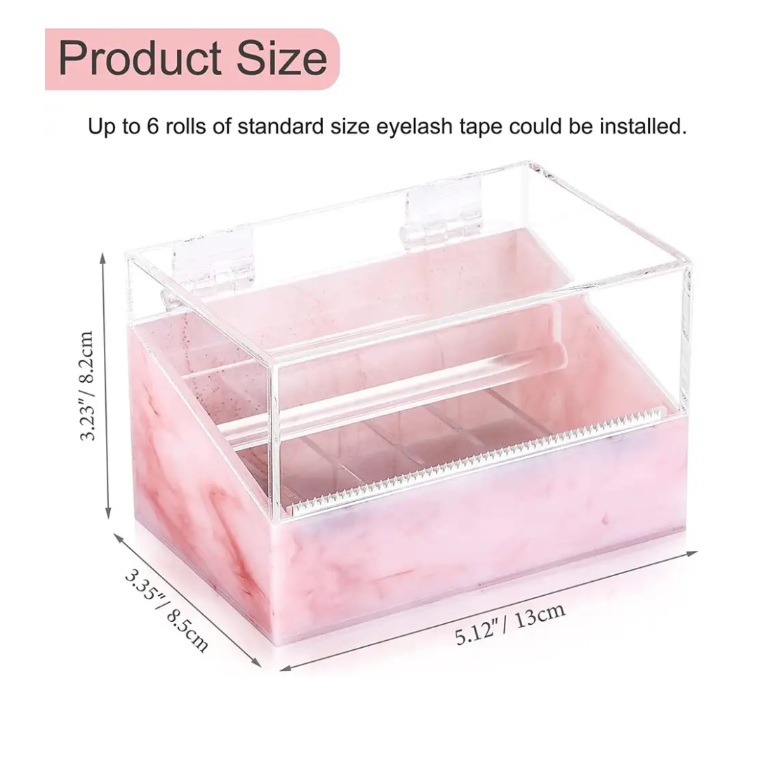 Beauty Label Multi Tape Dispenser Pink Marble