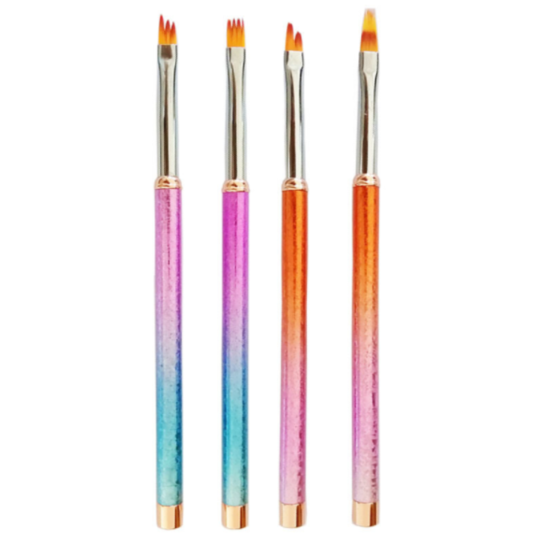 Nail Art Ombre Penseel - Mermaid Handle