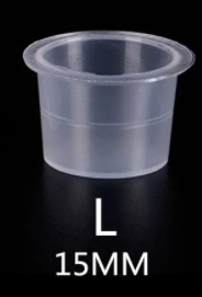 PMU/lijm Cups Size L 100 stuks