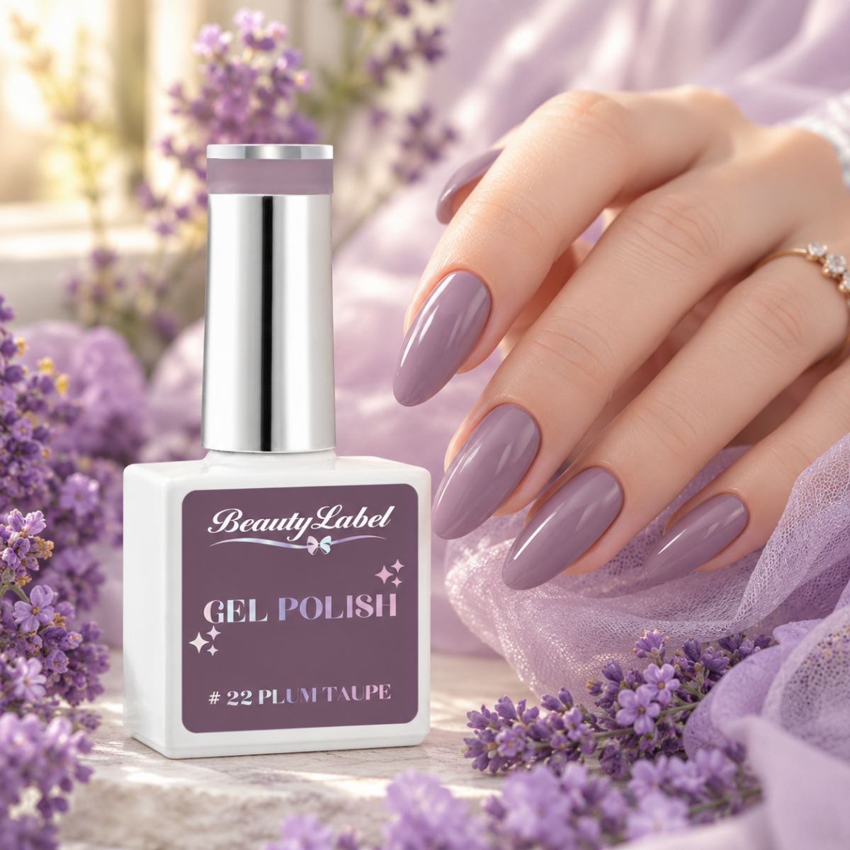 Beauty Label Gelpolish #22 Plum Taupe - TPO vrij