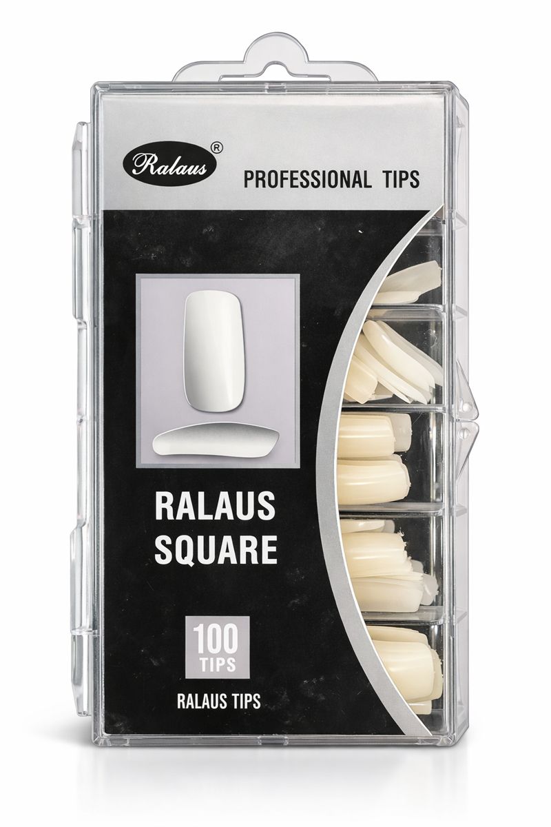 Ralaus Square Natural Tips 100 stuks