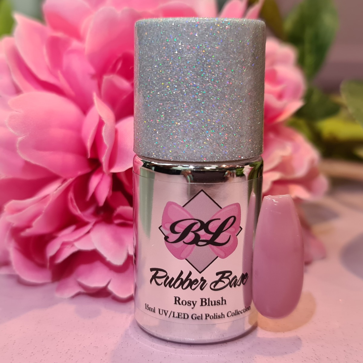 Beauty Label Rubber Base Rosy Blush 15ml