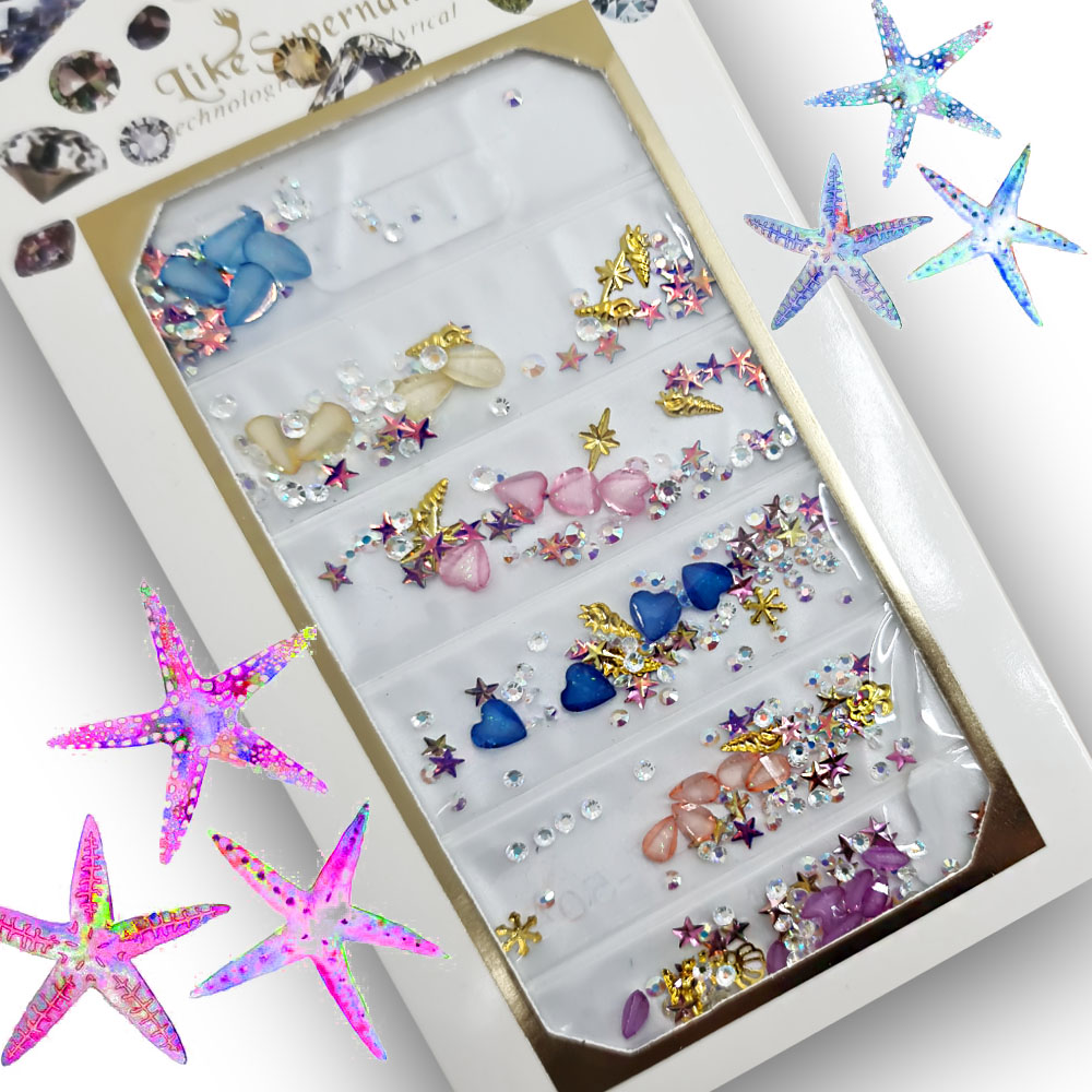 Seashell nail art set