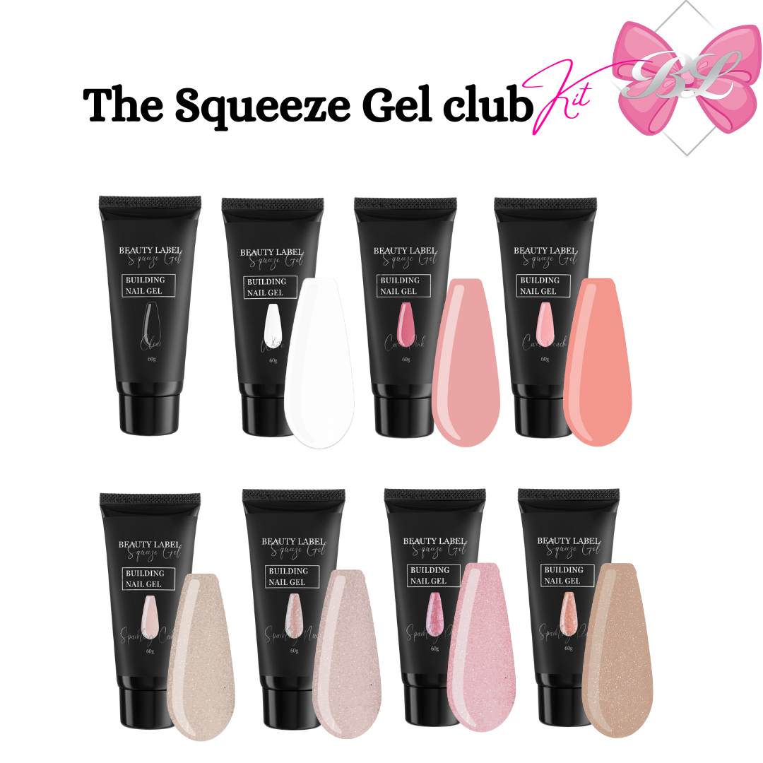 The Beauty Label Squeeze Gel Kit 8 stuks