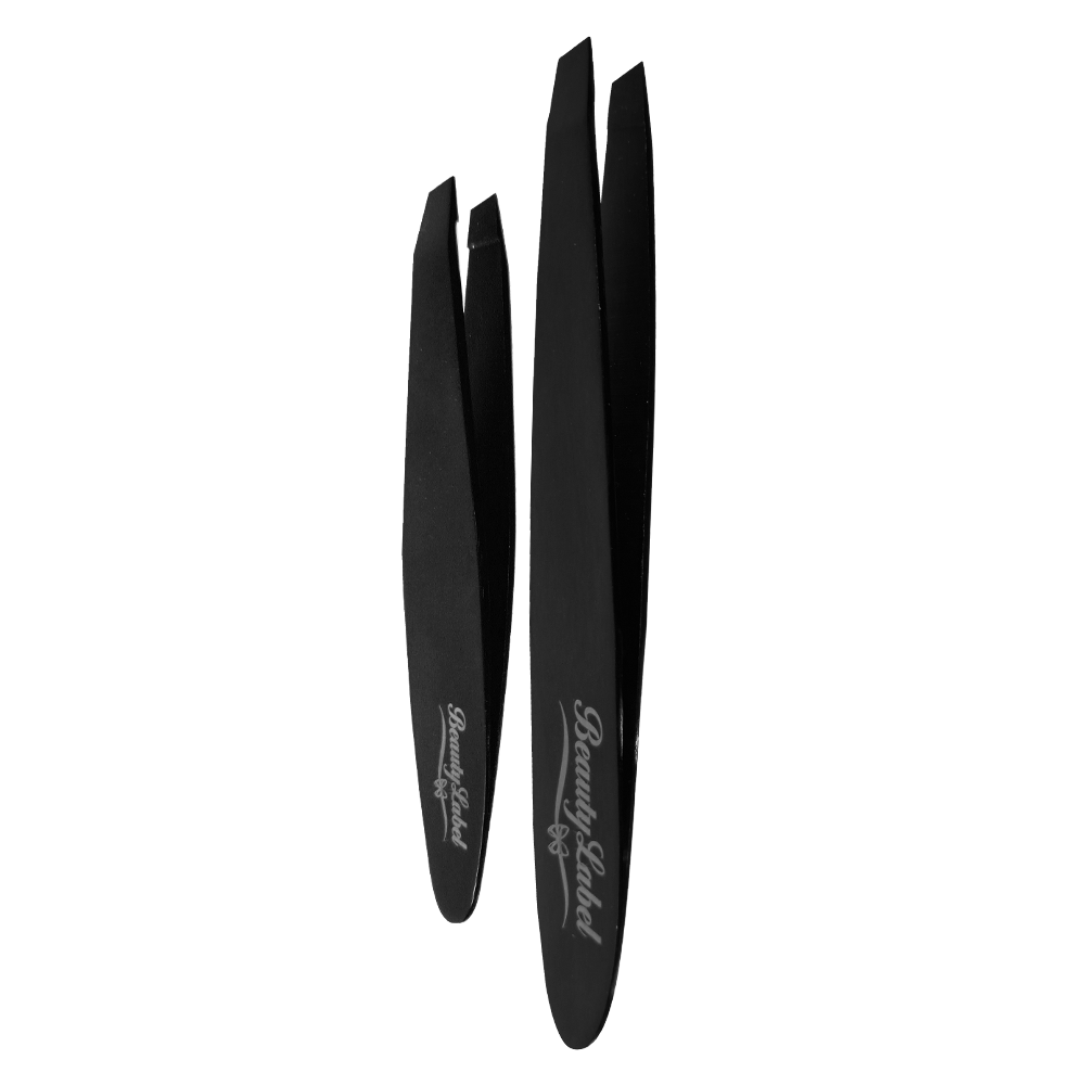 Beauty Label Tweezer - Black