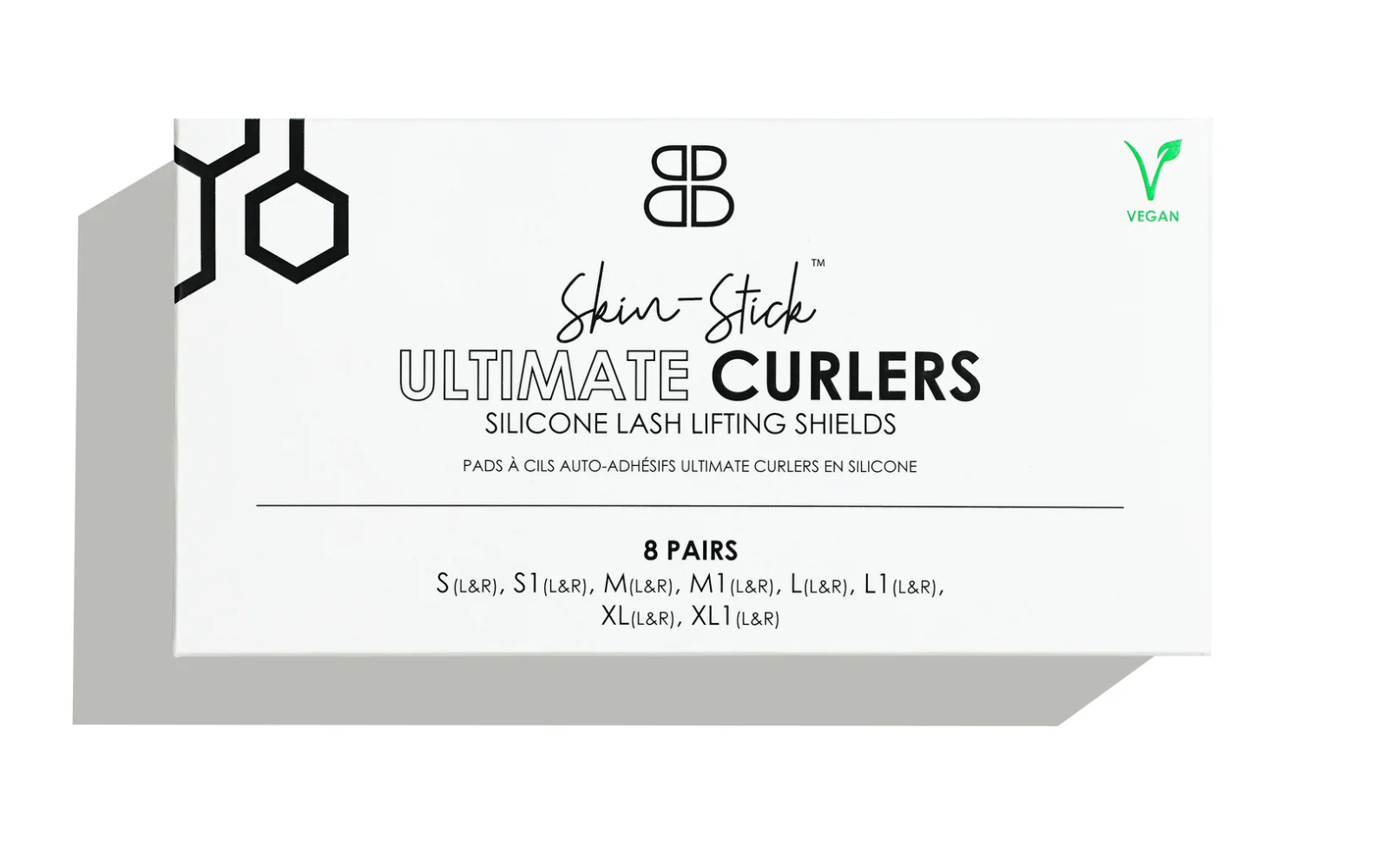 Beautiful Brows & Lashes Ultimate Skin Stick Curlers - Lash lifting Shields