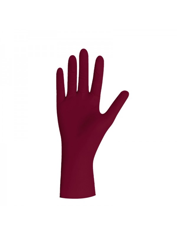 Unigloves Handschoenen Nitrile, Powder Free  Burgundy Pearl 100 Stuks