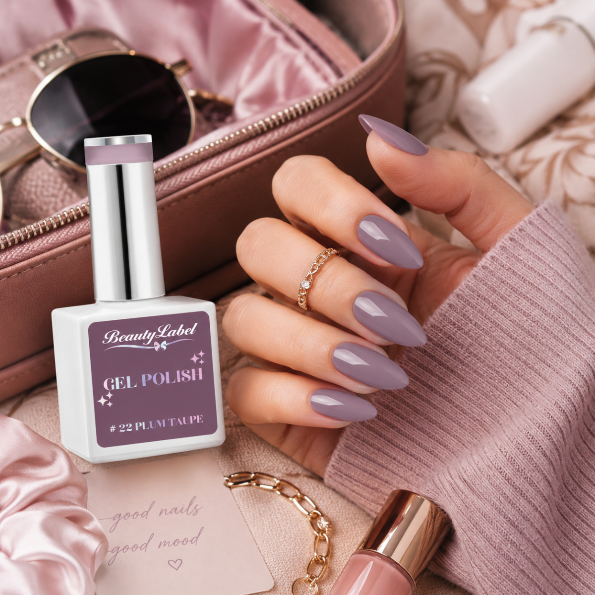 Beauty Label Gelpolish #22 Plum Taupe - TPO vrij