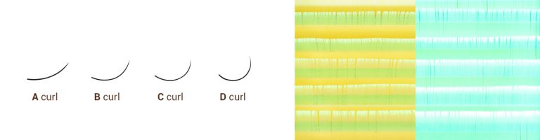 Neicha Fluorecent Lashes Yellow MIX