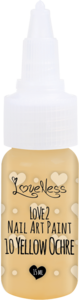 LoveNess | Love 2 Nail Art Paint Yellow Ochre 010